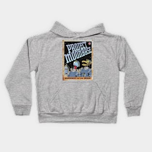 Mystery Science Rusty Barn Sign 3000 - Project Moonbase Kids Hoodie